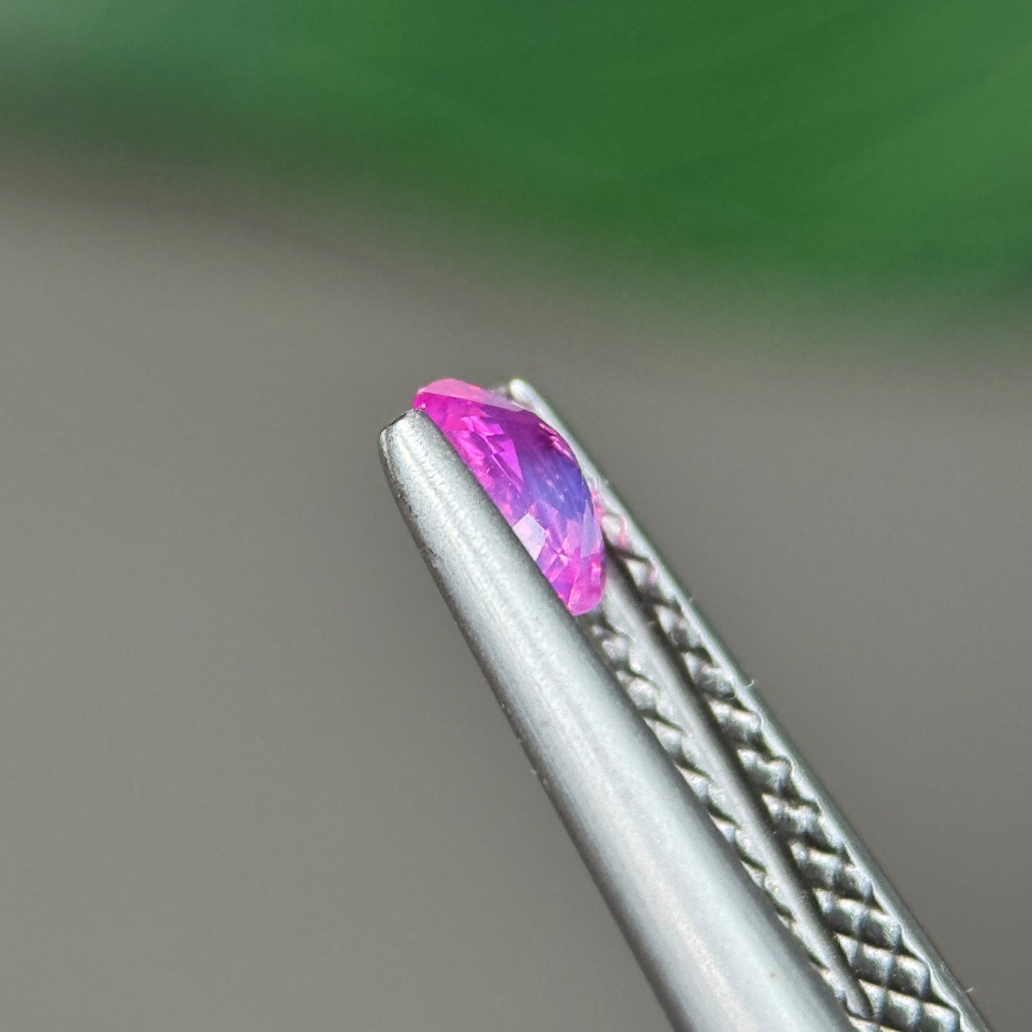 0.28 ct Natural Pink Milky Sapphire Vietnam. Cushion Shape. No Treatment.