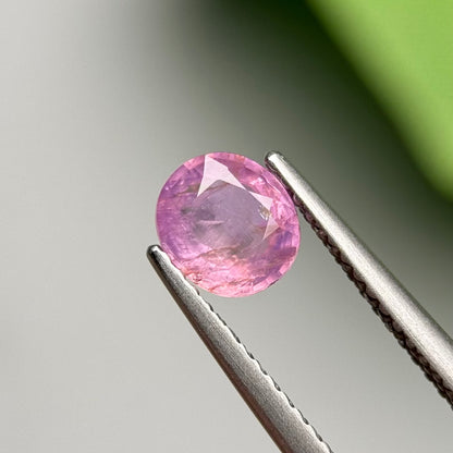 0.92ct Natural Pink Milky Sapphire Vietnam.