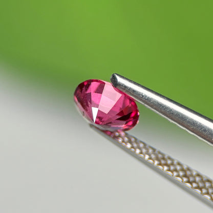 0.58 ct Natural Brownish Red Spinel Vietnam. Cushion Shape. No Treatment.