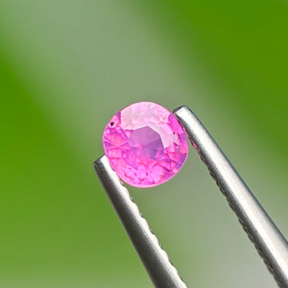 0.32 ct Natural Pink Milky Sapphire Vietnam. Cushion Shape. Unheat.