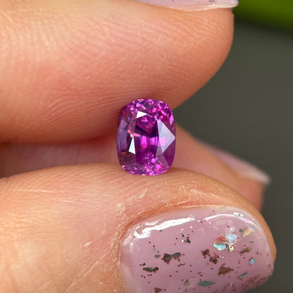 1.20 ct Natural Purple Milky Sapphire Vietnam