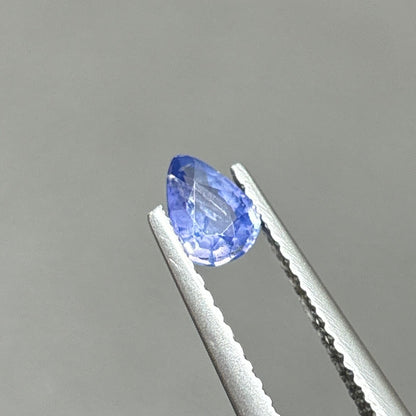 0,33ct Natural Blue Sapphire Vietnam. Pear Shape. No Treatment Sapphire Luc Yen.