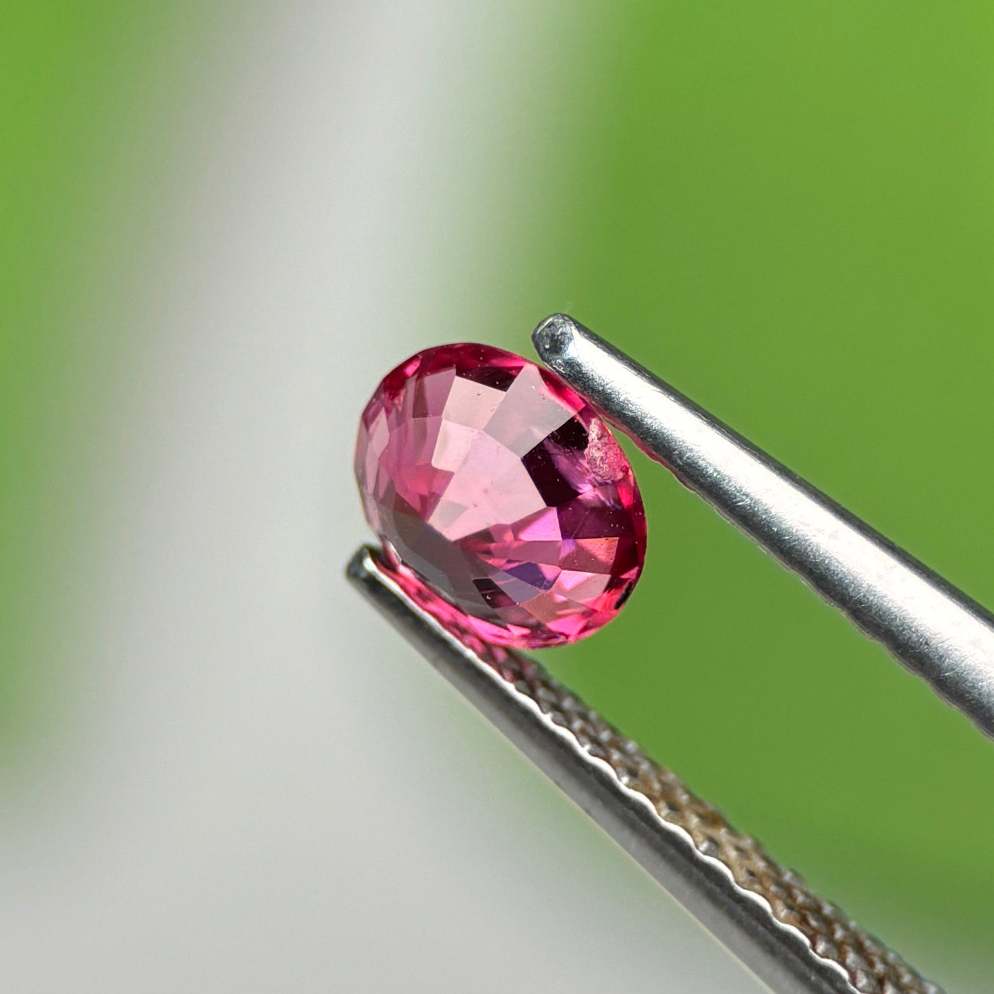 0.66 ct Natural Brownish Red Spinel Vietnam. Oval Shape. No Treatment.