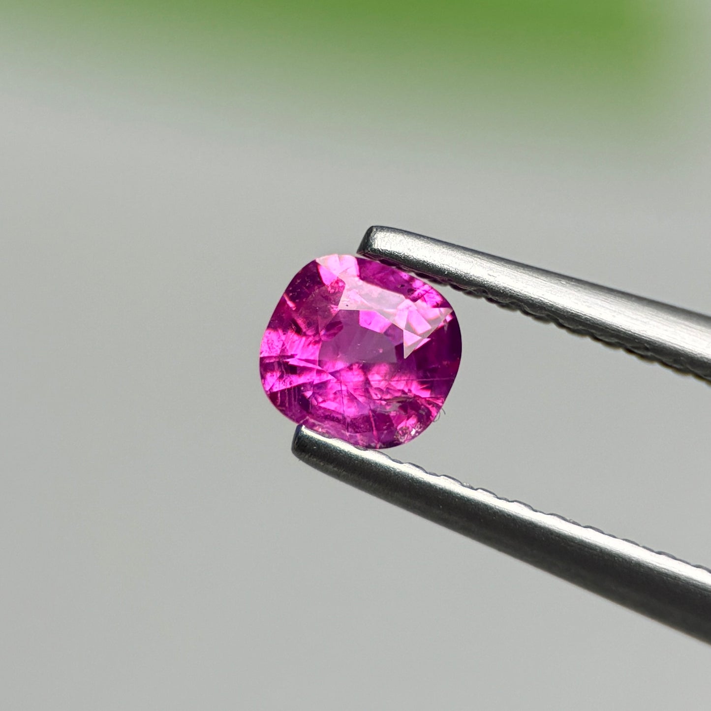 0.37 ct Natural Pink Milky Sapphire Vietnam. Cushion Shape.