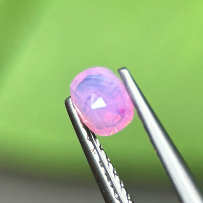 0,32ct Natural Pink Milky Sapphire Vietnam. Cushion Shape. No Treatment Milky Sapphire Luc Yen.