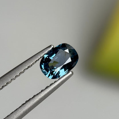 0.62 ct Natural Dark Green Spinel Vietnam. Cushion Shape.