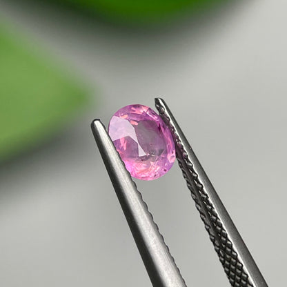 0.91ct Natural Pink Milky Sapphire Vietnam