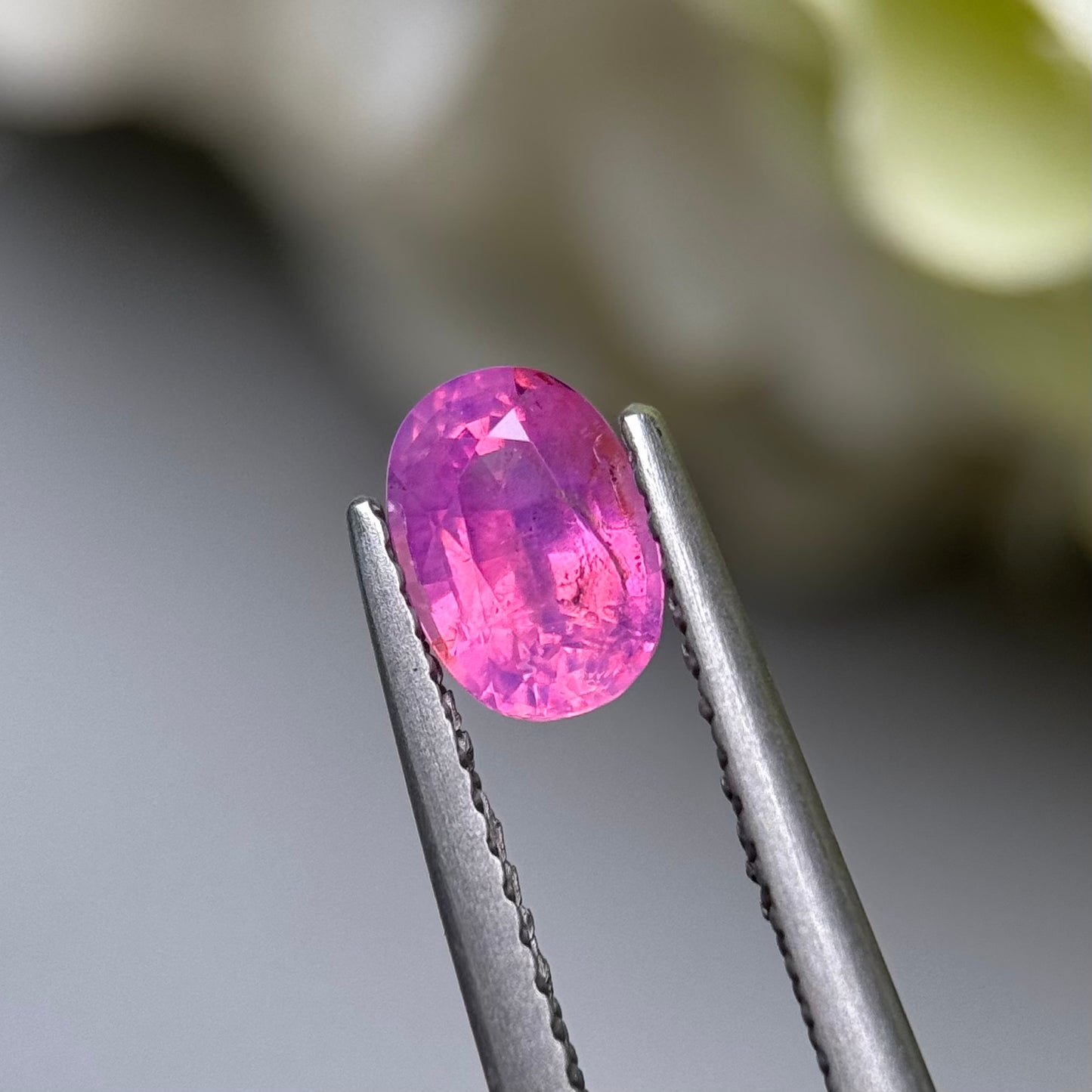 0.85ct Natural Pink Milky Sapphire Vietnam.