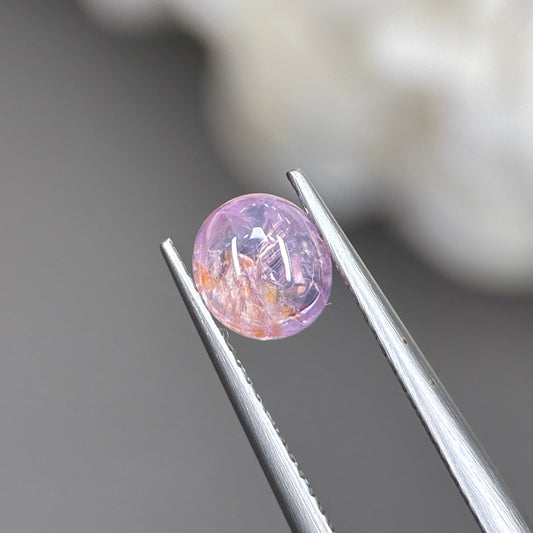 1,49ct Natural Light Pink Cacbochon Sapphire Viet Nam. No Treatment Sapphire Luc Yen.