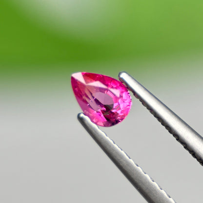 0.46 ct Natural Pink Sapphire Vietnam. Pear Shape.