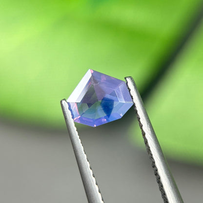 0,60 Natural Pinkish Purple Milky Sapphire Vietnam. Freeform. No Treatment Milky Sapphire Luc Yen.