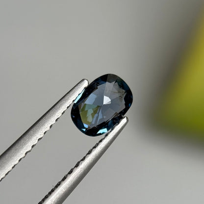 0.62 ct Natural Dark Green Spinel Vietnam. Cushion Shape.