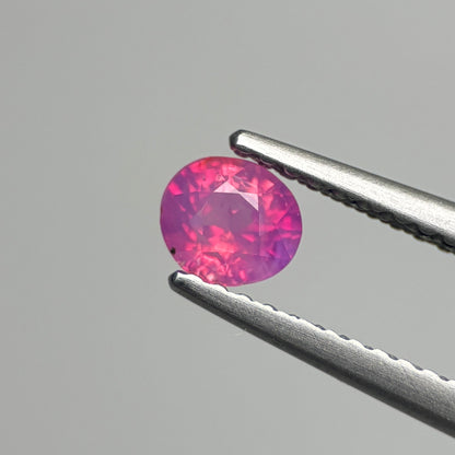 0.46 ct Natural Pink Milky Sapphire Vietnam. Cushion Shape.