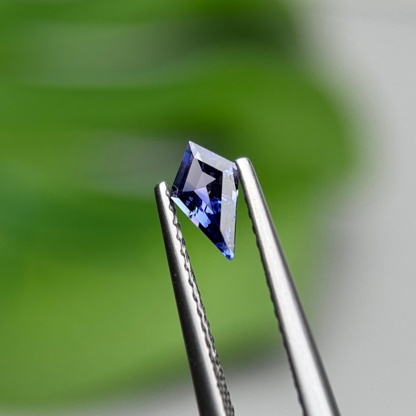 0.32 ct Natural Blue Milky Sapphire Vietnam. Freeform. No Treatment.