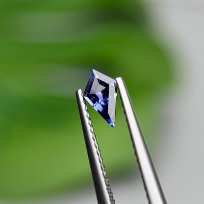 0.32 ct Natural Blue Milky Sapphire Vietnam. Freeform. No Treatment.