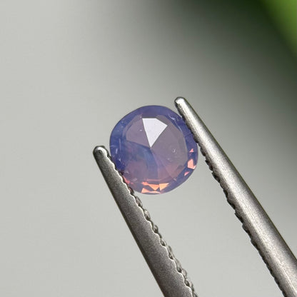 0.63ct Natural Pinkish Purple Milky Sapphire Vietnam.