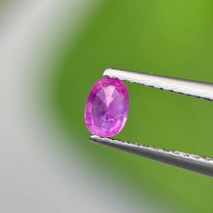 0.36 ct Natural Purple Milky Sapphire Vietnam. Cushion Shape. No Treatment