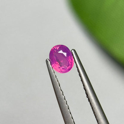 0.54ct Natural Pink Milky Sapphire Vietnam.