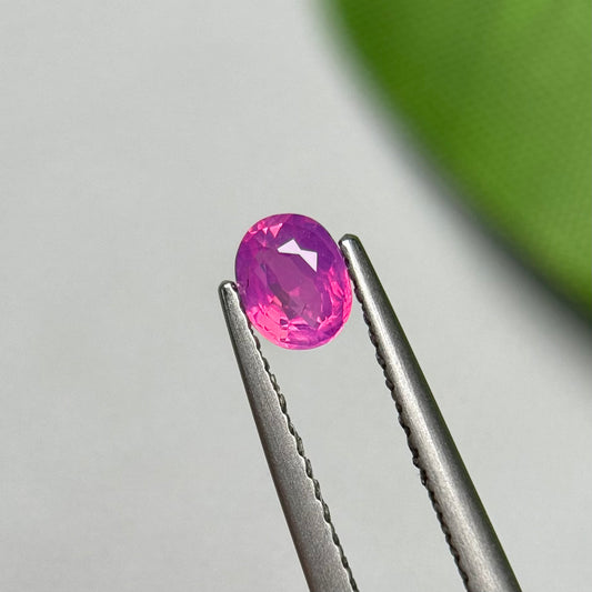0.54ct Natural Pink Milky Sapphire Vietnam.