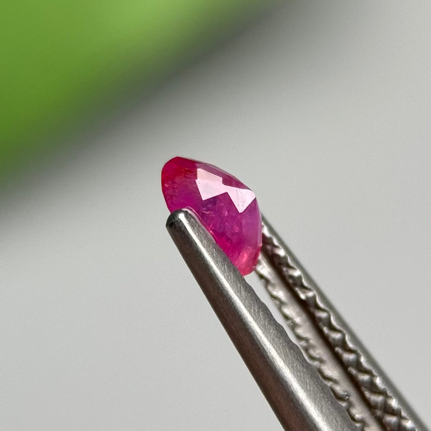 0.31ct Natural Reddish Pink Milky Sapphire Vietnam.