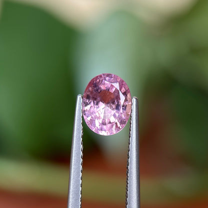 1.29ct Natural Pink Spinel Vietnam. Oval Shape.