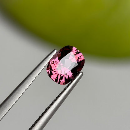 0.97 ct Natural Brownish Purple Spinel Vietnam. Cushion Shape.