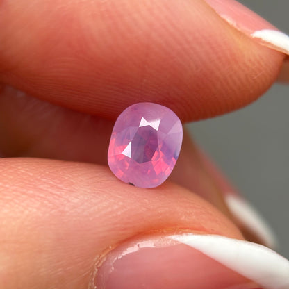 0.75ct Natural Milky Padparadscha Sapphire Vietnam