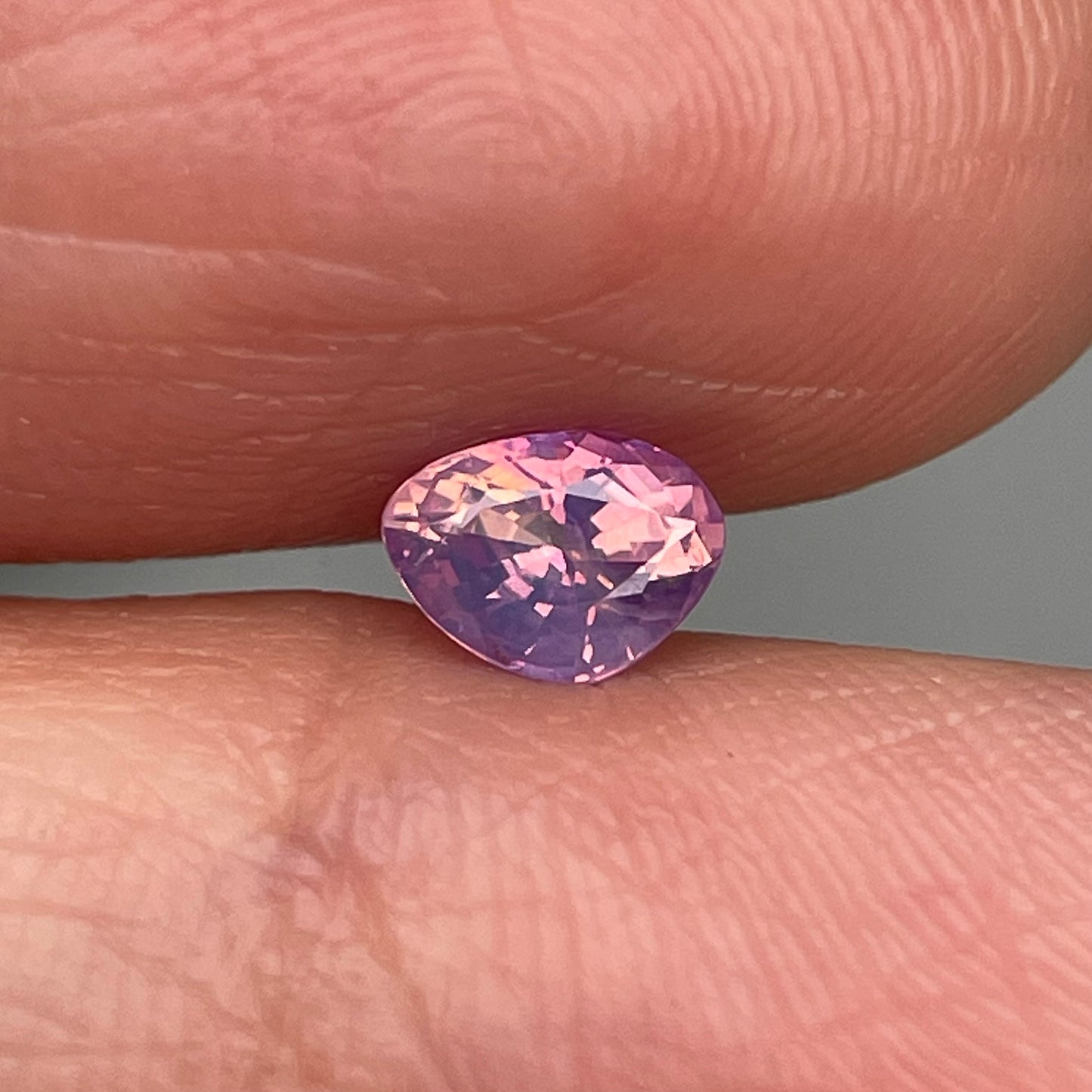 0.49ct Natural Orangish Purple Milky Sapphire Vietnam