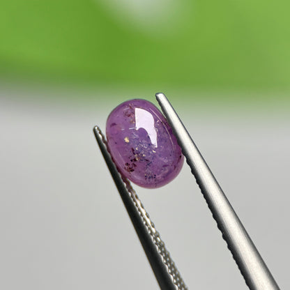 1.66ct Natural Purple Cacbochon Sapphire Viet Nam. No treatment.