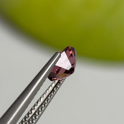 0.97 ct Natural Brownish Purple Spinel Vietnam. Cushion Shape.