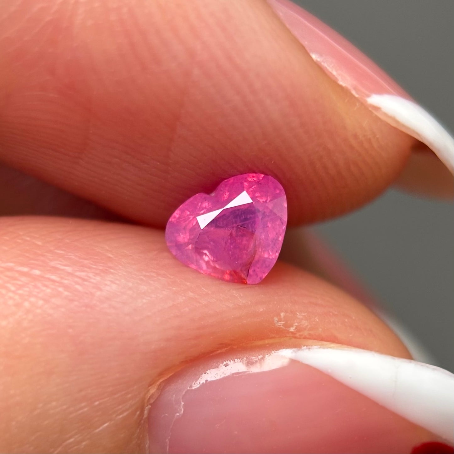 0.56ct Natural Milky Padparadscha Sapphire Vietnam