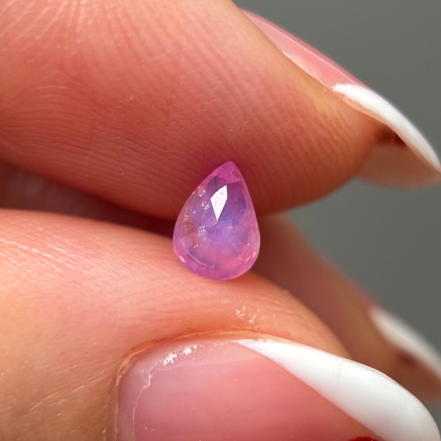 0.55ct Natural Milky Padparadscha Sapphire Vietnam
