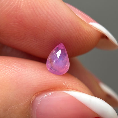 0.55ct Natural Milky Padparadscha Sapphire Vietnam