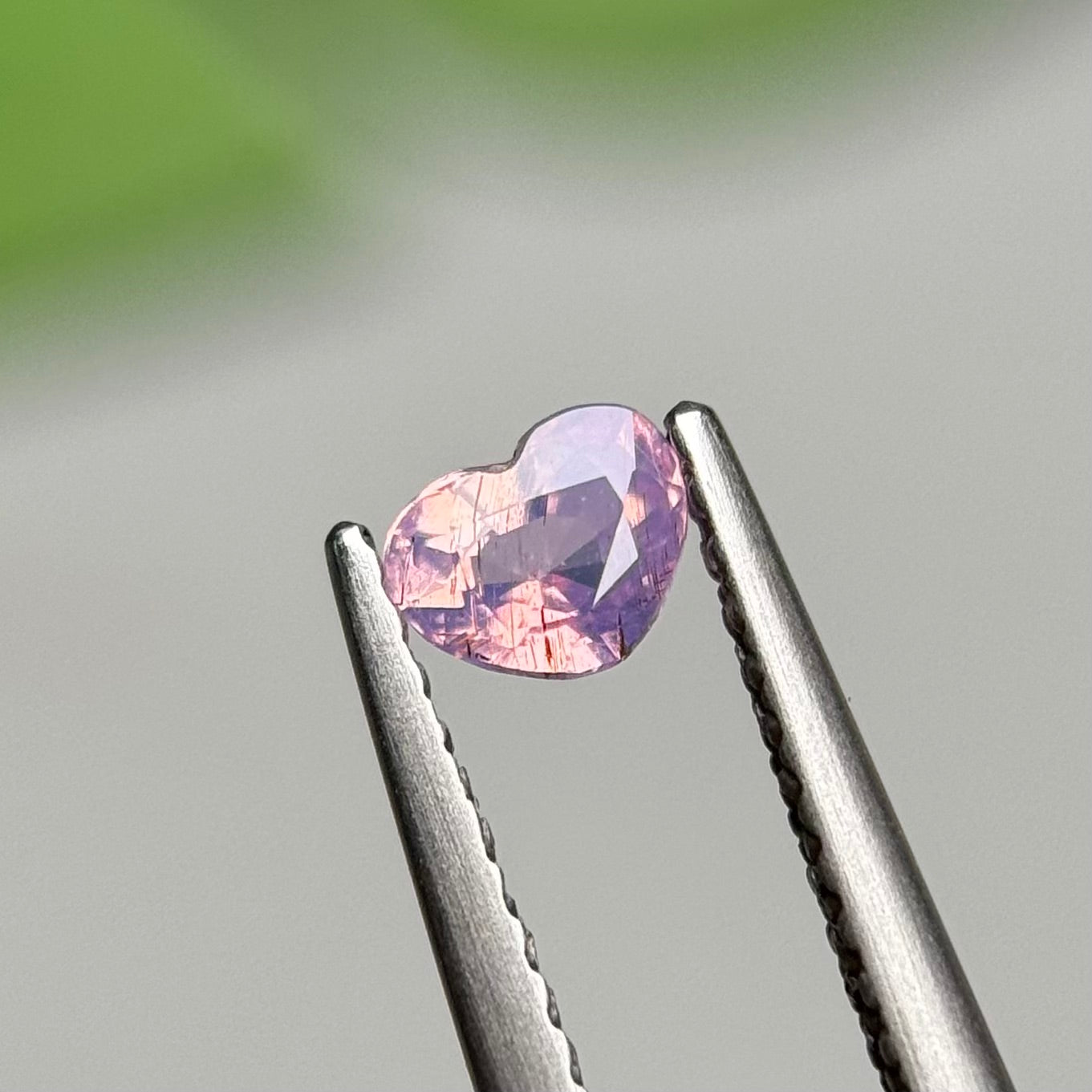 0.35ct Natural Purplish Pink Milky Sapphire Vietnam.