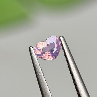 0.35ct Natural Purplish Pink Milky Sapphire Vietnam.