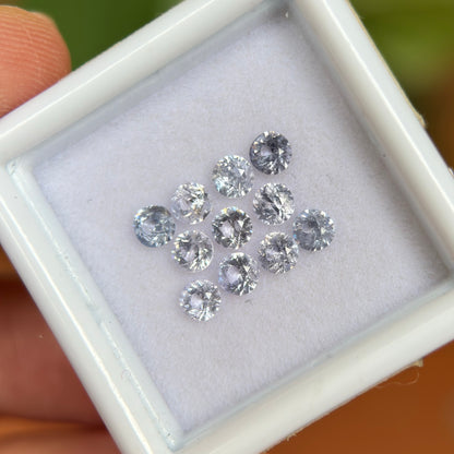 1.39 ct / 11Pcs Natural Spinel Vietnam, Round Shape, No Treament.