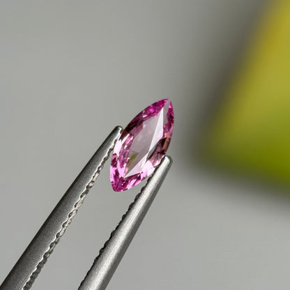 0.45 ct Natural Lite Pink Spinel Vietnam. Marquise Shape.