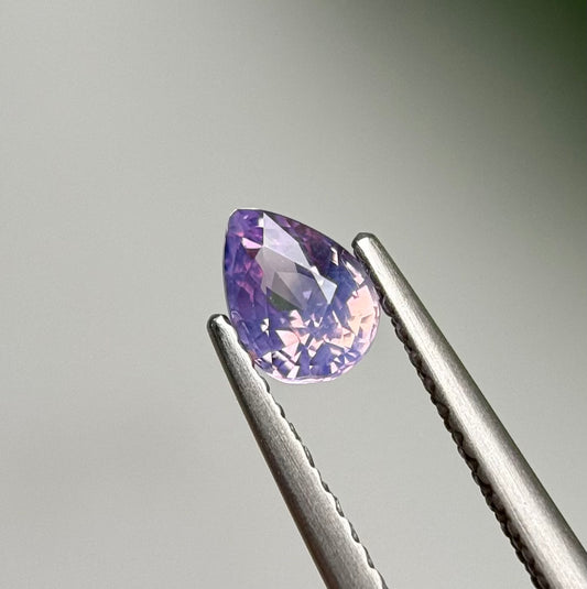 0.55ct Natural Whitish Purple Milky Sapphire Vietnam.