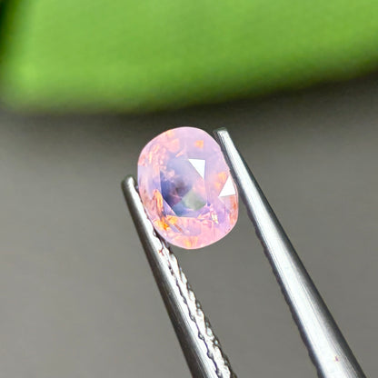 0,48ct Natural Pink Milky Sapphire Vietnam. Cushion Shape. No Treatment Milky Sapphire Luc Yen.