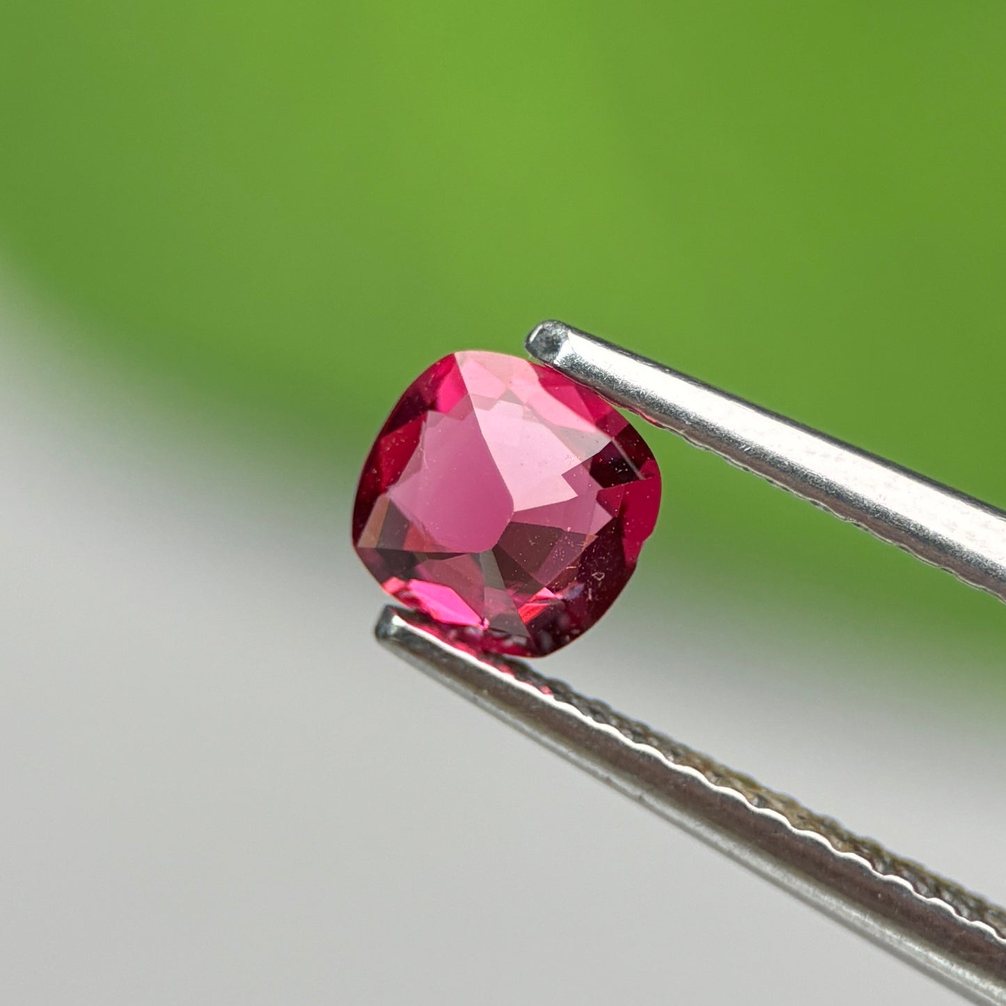 0.58 ct Natural Brownish Red Spinel Vietnam. Cushion Shape. No Treatment.