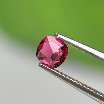 0.58 ct Natural Brownish Red Spinel Vietnam. Cushion Shape. No Treatment.