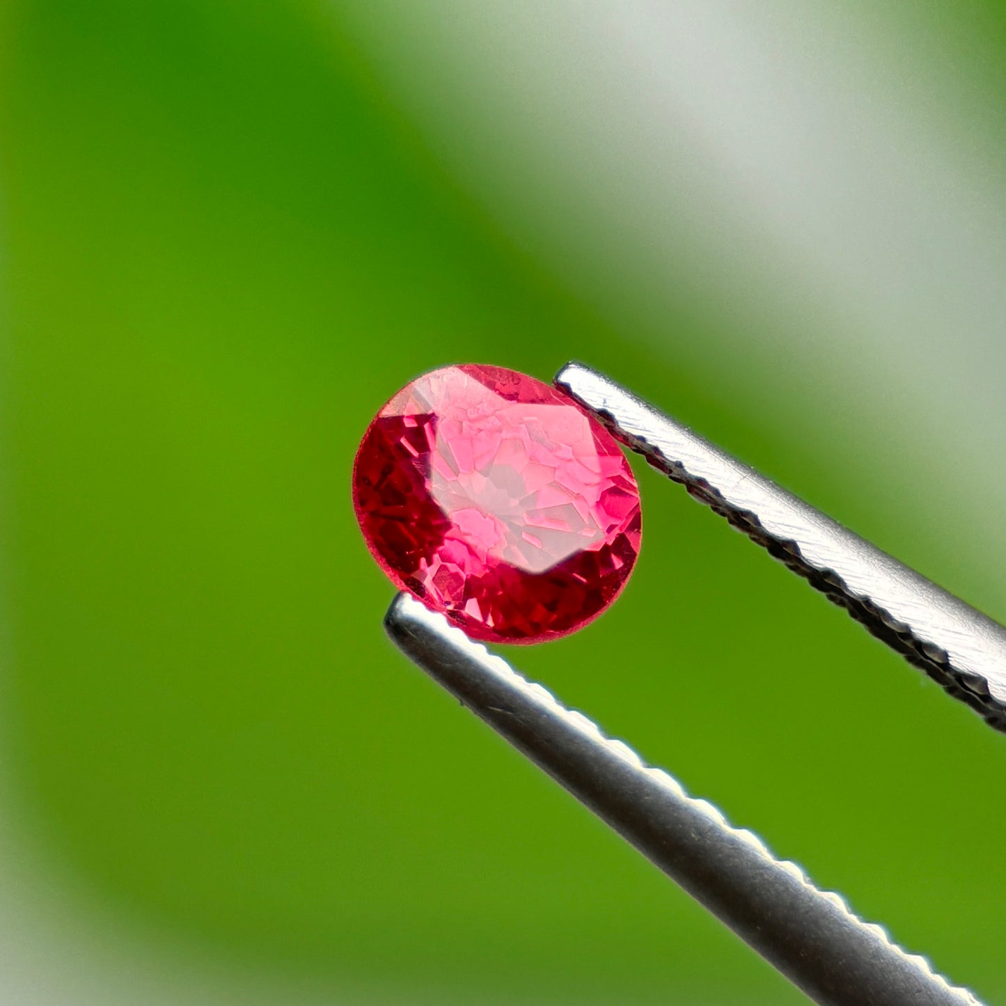 0.58 ct Natural Brownish Red Spinel Vietnam. Oval Shape. No Treatment.