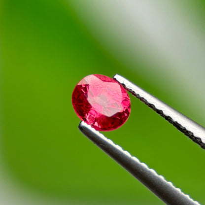 0.58 ct Natural Brownish Red Spinel Vietnam. Oval Shape. No Treatment.