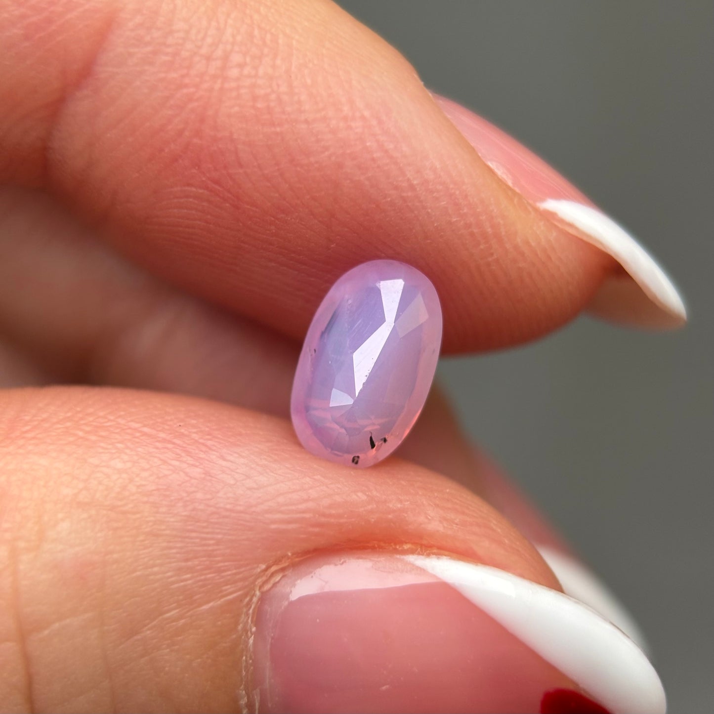 1.23ct Natural Milky Pink Sapphire Vietnam
