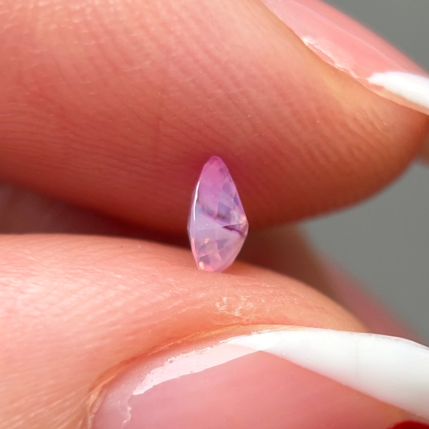 0.26ct Natural Milky Padparadscha Sapphire Vietnam