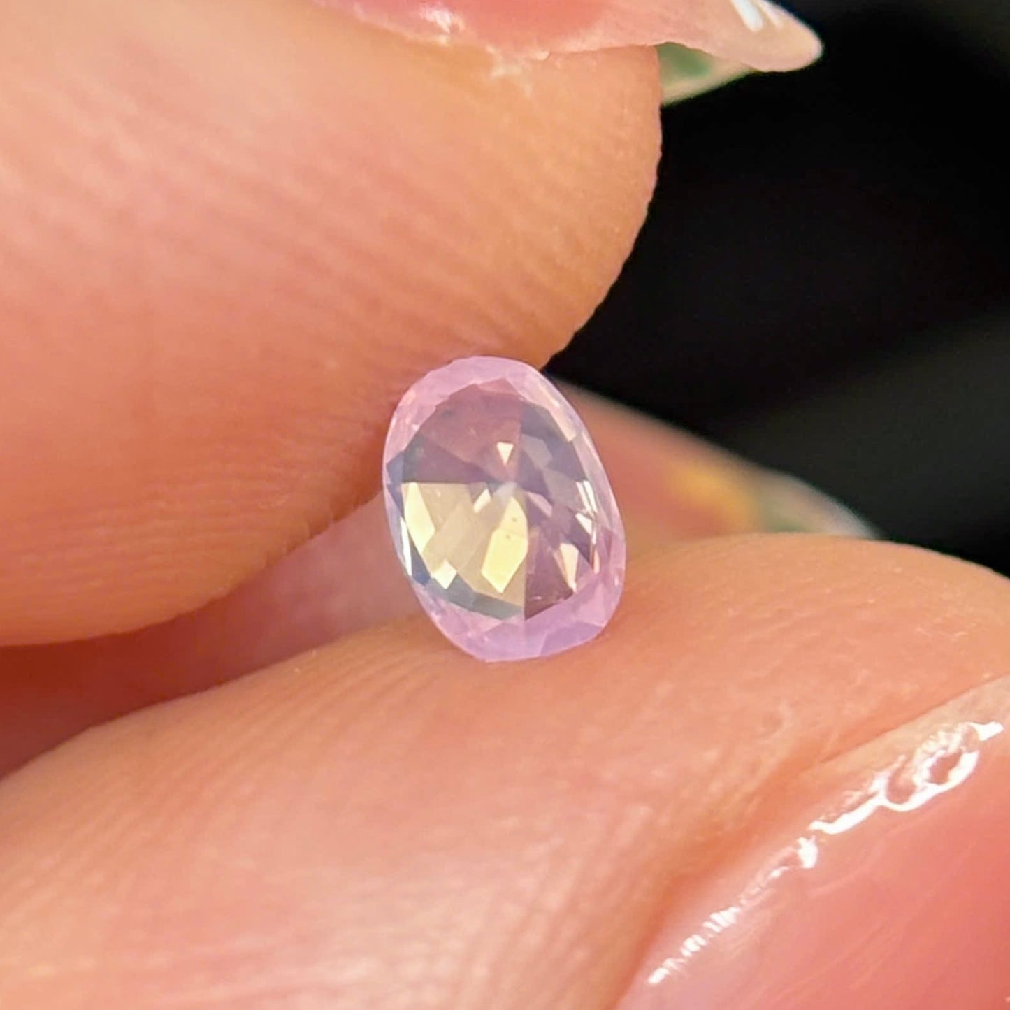 0.34ct Natural Milky Light Pink Sapphire Vietnam