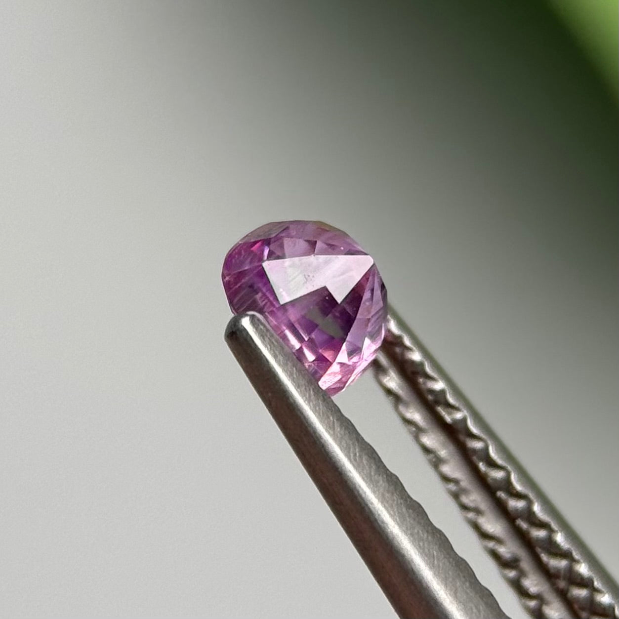 0.52ct Natural Purplish Pink Milky Sapphire Vietnam.