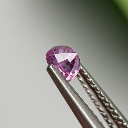 0.52ct Natural Purplish Pink Milky Sapphire Vietnam.