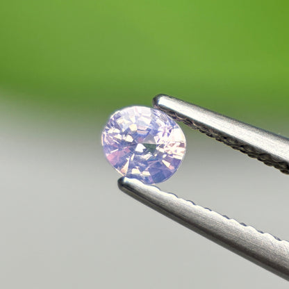 0.52 ct Natural Lite Purple Sapphire Vietnam. Cushion Shape.