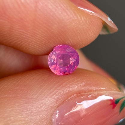 0.54ct Natural Pink Milky Sapphire Vietnam.